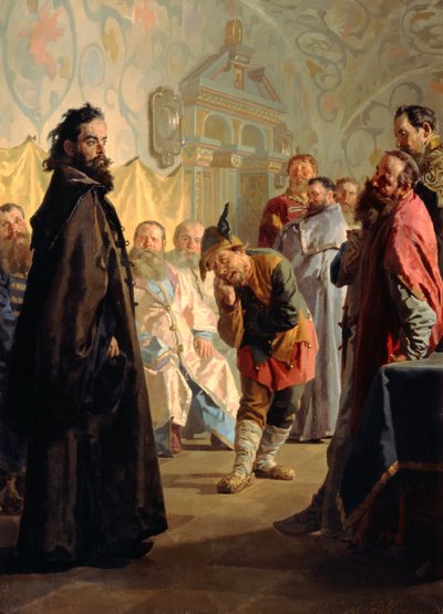 The Disgraced Boyar and a Jester, 1891 by Nikolai Vasilievich Nevrev
